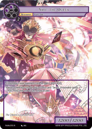 Save the Queen (Full Art) (PofA-070), Alice Origin IV: Prologue of Attoractia — Force of Will card price