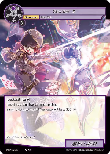 Shadow X (PofA-073), Alice Origin IV: Prologue of Attoractia — Force of Will card price