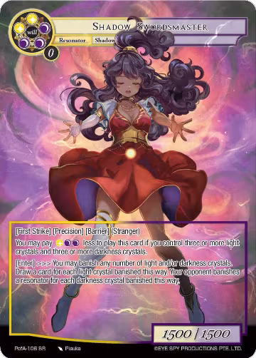 Shadow Swordmaster (Full Art) (PofA-106), Alice Origin IV: Prologue of Attoractia — Force of Will card price
