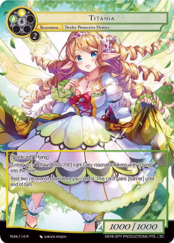 Titania (Full Art) (PofA-114), Alice Origin IV: Prologue of Attoractia — Force of Will card price