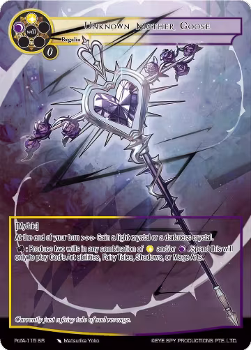 Unknown Mother Goose (Full Art) (PofA-115), Alice Origin IV: Prologue of Attoractia — Force of Will card price