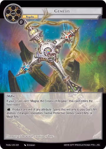 Genesis (PofA-120), Alice Origin IV: Prologue of Attoractia — Force of Will card price