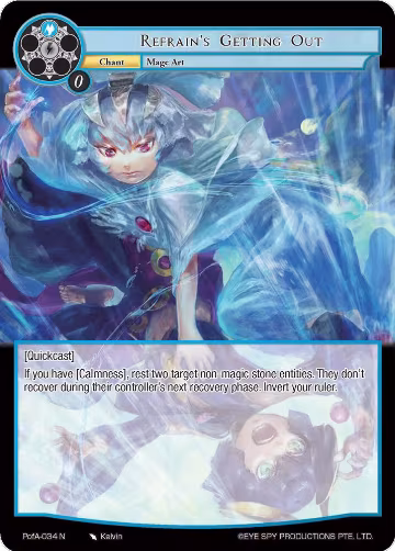 Refrain's Getting Out (PofA-034), Alice Origin IV: Prologue of Attoractia — Force of Will card price