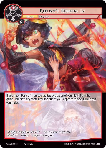 Reflect's Rushing In (PofA-026), Alice Origin IV: Prologue of Attoractia — Force of Will card price