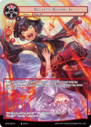 Reflect's Rushing In (Full Art) (PofA-026), Alice Origin IV: Prologue of Attoractia — Force of Will card price