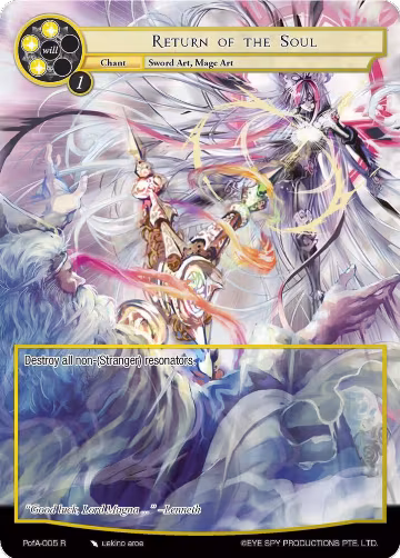 Return of the Soul (Full Art) (PofA-005), Alice Origin IV: Prologue of Attoractia — Force of Will card price