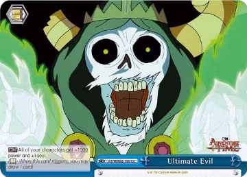 Ultimate Evil (AT/WX02-100 CC), Adventure Time — Weiß Schwarz card price