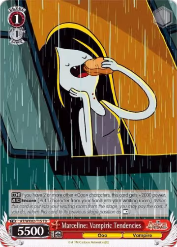 Marceline: Vampiric Tendencies (AT/WX02-T15 TD), Adventure Time — Weiß Schwarz card price