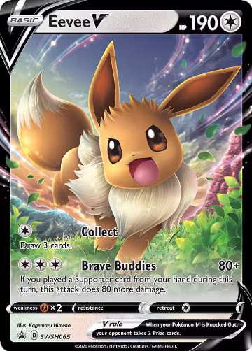 Eevee V - SWSH065 (SWSH065), Sword & Shield Promo Cards — Pokémon card price