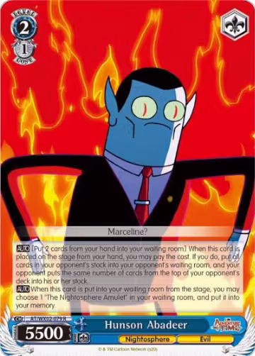 Hunson Abadeer (AT/WX02-079 R), Adventure Time — Weiß Schwarz card price