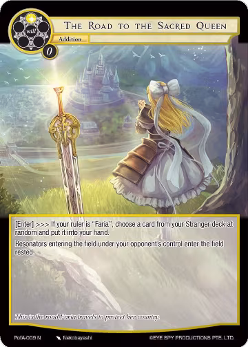 The Road to the Sacred Queen (PofA-009), Alice Origin IV: Prologue of Attoractia — Force of Will card price