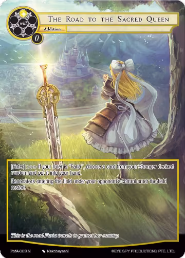 The Road to the Sacred Queen (Full Art) (PofA-009), Alice Origin IV: Prologue of Attoractia — Force of Will card price