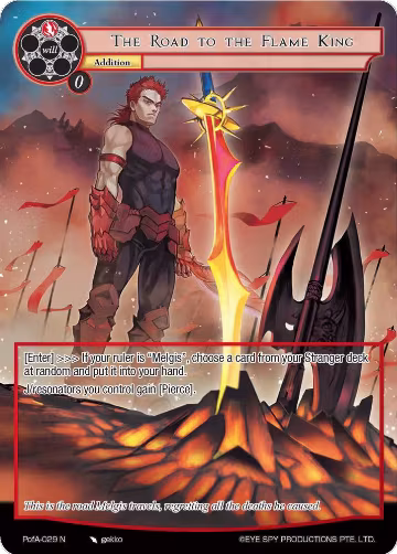The Road to the Flame King (Full Art) (PofA-029), Alice Origin IV: Prologue of Attoractia — Force of Will card price