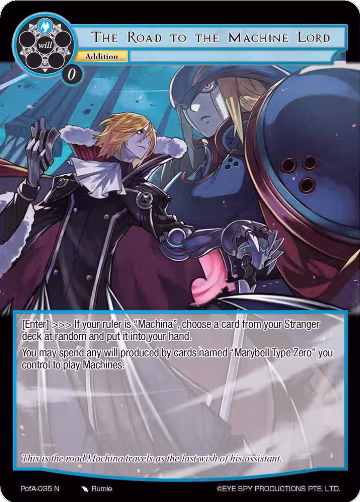 The Road to the Machine Lord (PofA-035), Alice Origin IV: Prologue of Attoractia — Force of Will card price