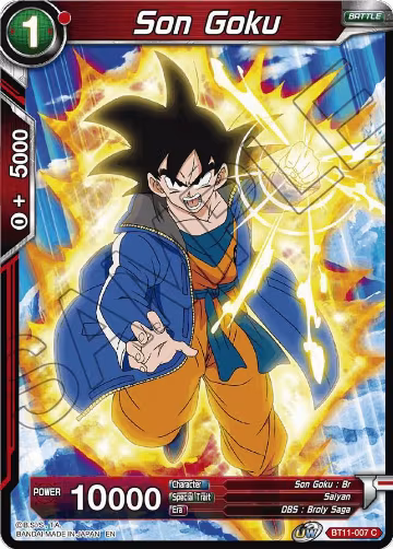 Son Goku (BT11-007), Vermilion Bloodline — DB Super card price