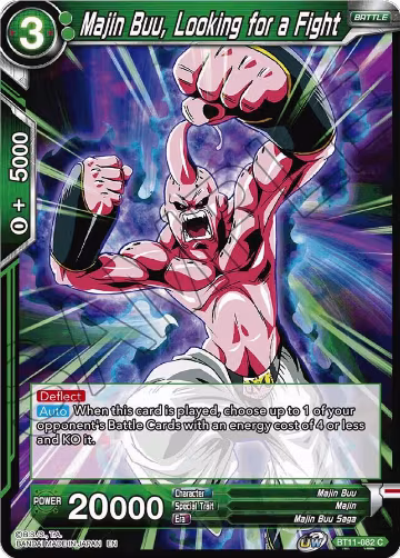 Majin Buu, Looking for a Fight (BT11-082), Vermilion Bloodline — DB Super card price