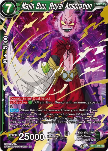 Majin Buu, Royal Absorption (BT11-083), Vermilion Bloodline — DB Super card price