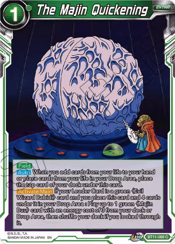 The Majin Quickening (BT11-088), Vermilion Bloodline — DB Super card price