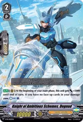 Knight of Ambitious Schemes, Degnud (V-PR/0153EN), V Promo Cards — Vanguard card price