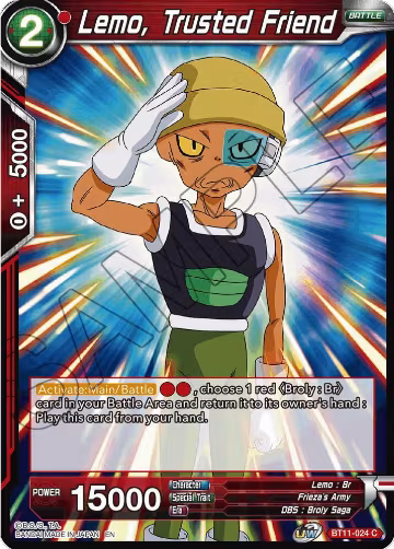 Lemo, Trusted Friend (BT11-024), Vermilion Bloodline — DB Super card price