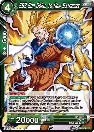 SS3 Son Goku, to New Extremes (BT11-074), Vermilion Bloodline — DB Super card price