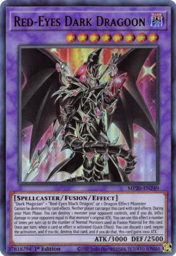 Red-Eyes Dark Dragoon (MP20-EN249) — card price