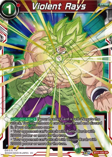 Violent Rays (BT11-030), Vermilion Bloodline — DB Super card price