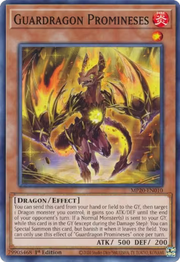 Guardragon Promineses (MP20-EN010), 2020 Tin of Lost Memories — Yu-Gi-Oh! card price