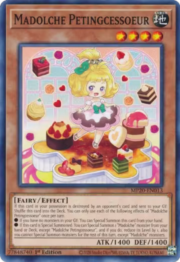 Madolche Petingcessoeur (MP20-EN013), 2020 Tin of Lost Memories — Yu-Gi-Oh! card price