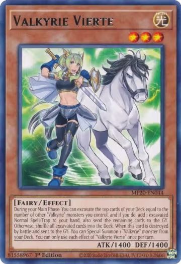 Valkyrie Vierte (MP20-EN044), 2020 Tin of Lost Memories — Yu-Gi-Oh! card price