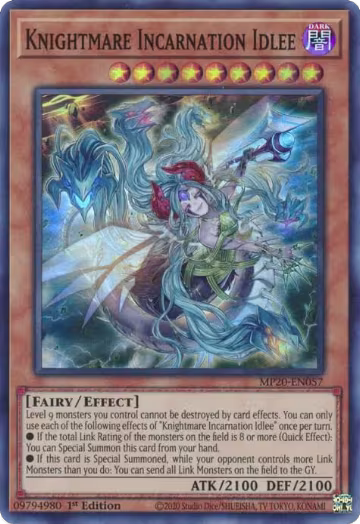 Knightmare Incarnation Idlee (MP20-EN057), 2020 Tin of Lost Memories — Yu-Gi-Oh! card price