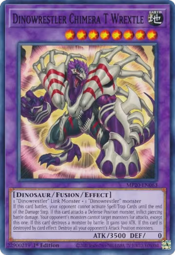 Dinowrestler Chimera T Wrextle (MP20-EN063), 2020 Tin of Lost Memories — Yu-Gi-Oh! card price