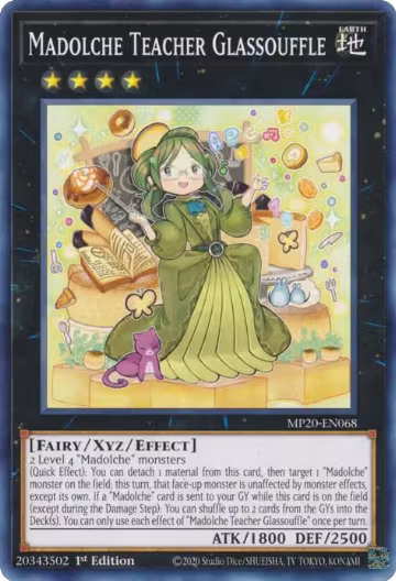 Madolche Teacher Glassouffle (MP20-EN068), 2020 Tin of Lost Memories — Yu-Gi-Oh! card price