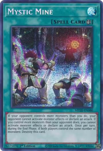 Mystic Mine (MP20-EN080), 2020 Tin of Lost Memories — Yu-Gi-Oh! card price
