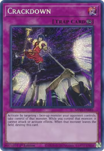 Crackdown (MP20-EN084), 2020 Tin of Lost Memories — Yu-Gi-Oh! card price