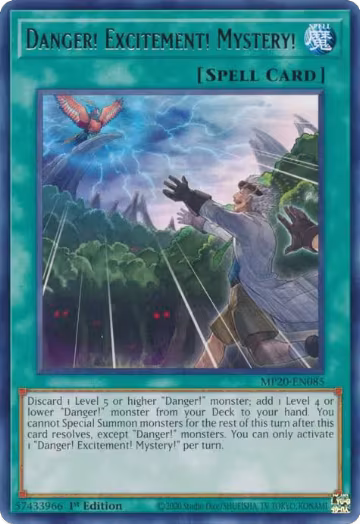 Danger! Excitement! Mystery! (MP20-EN085), 2020 Tin of Lost Memories — Yu-Gi-Oh! card price