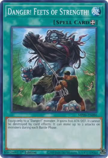 Danger! Feets of Strength! (MP20-EN086), 2020 Tin of Lost Memories — Yu-Gi-Oh! card price