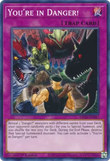 You're in Danger! (MP20-EN087), 2020 Tin of Lost Memories — Yu-Gi-Oh! card price