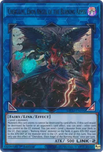 Cherubini, Ebon Angel of the Burning Abyss (MP20-EN096), 2020 Tin of Lost Memories — Yu-Gi-Oh! card price
