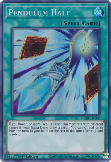 Pendulum Halt (MP20-EN098), 2020 Tin of Lost Memories — Yu-Gi-Oh! card price