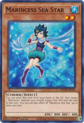 Marincess Sea Star (MP20-EN103), 2020 Tin of Lost Memories — Yu-Gi-Oh! card price