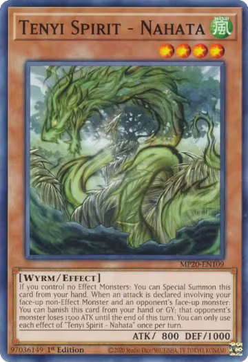 Tenyi Spirit - Nahata (MP20-EN109), 2020 Tin of Lost Memories — Yu-Gi-Oh! card price