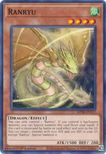 Ranryu (MP20-EN112), 2020 Tin of Lost Memories — Yu-Gi-Oh! card price
