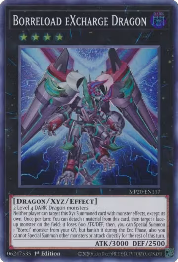 Borreload eXcharge Dragon (MP20-EN117), 2020 Tin of Lost Memories — Yu-Gi-Oh! card price