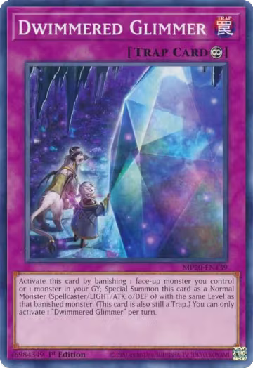 Dwimmered Glimmer (MP20-EN139), 2020 Tin of Lost Memories — Yu-Gi-Oh! card price