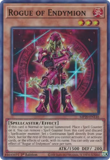 Rogue of Endymion (MP20-EN146), 2020 Tin of Lost Memories — Yu-Gi-Oh! card price