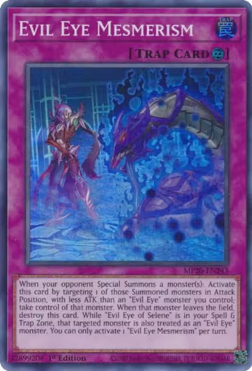 Evil Eye Mesmerism (MP20-EN243), 2020 Tin of Lost Memories — Yu-Gi-Oh! card price