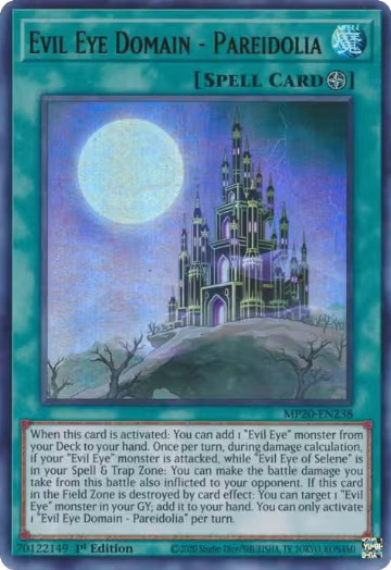 Evil Eye Domain - Pareidolia (MP20-EN238), 2020 Tin of Lost Memories — Yu-Gi-Oh! card price