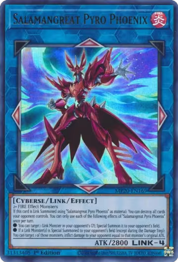 Salamangreat Pyro Phoenix (MP20-EN169) — card price