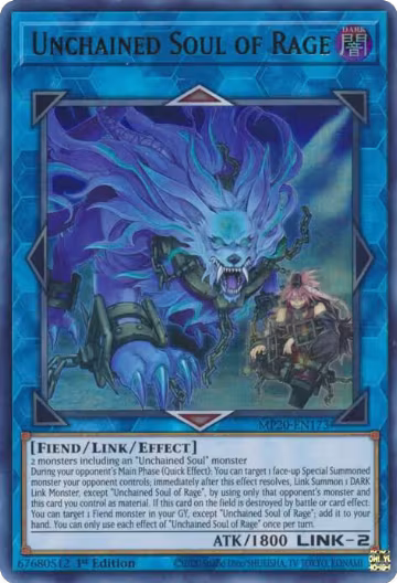 Unchained Soul of Rage (MP20-EN173), 2020 Tin of Lost Memories — Yu-Gi-Oh! card price